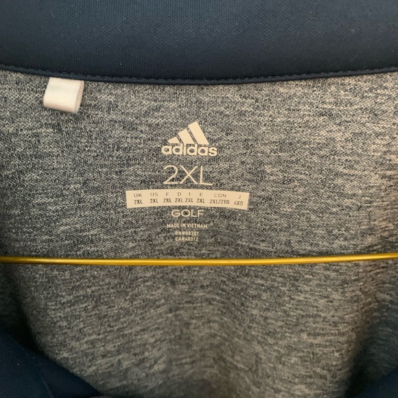 Adidas 3/4 Zip Golf Pullover - Picture 3 of 4